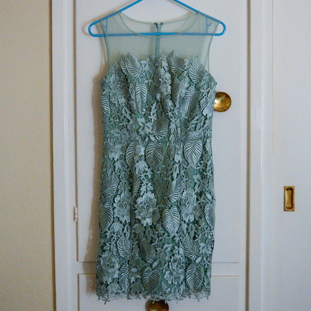 Intricate Leaf Patterned Dress